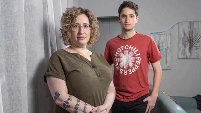 Ayala Benjamin and Oz Wittles at their home in Aberfoyle Park. Picture: Ben Clark