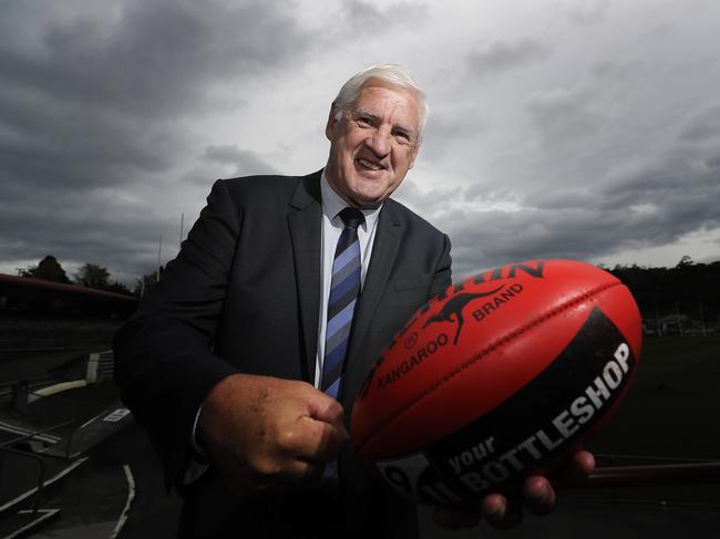 Tasmanian football legend Peter Hudson. Picture: RICHARD JUPE