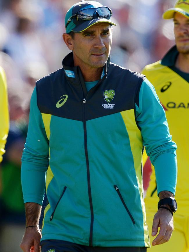 New Australia coach Justin Langer.