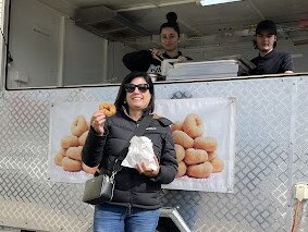 Leanne Johnston described the doughnuts as “scrumptious”.