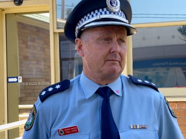 Brisbane Water Police Detective Inspector Paul Laksa.