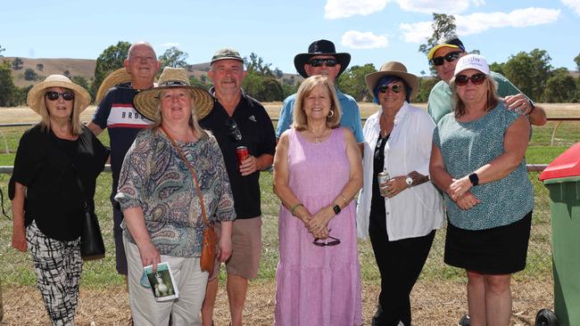 ALEXANDRA, AUSTRALIA - MARCH 16 2024 Christine and Patrick Carroll’s group attend the 2024 Alexandra Picnic Cup Picture: Brendan Beckett