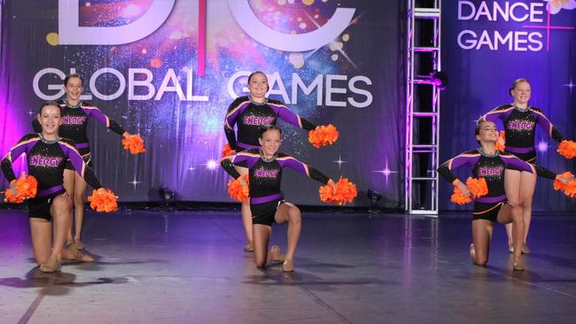 Cheer Energy at Castle Hill took out first place in the youth pom division at the 2019 Global Games in Hawaii.