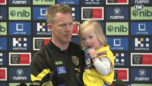 Emotional Jack Riewoldt says goodbye to football