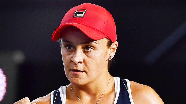 World No 1 Ash Barty claimed a maiden title on Australian soil in Adelaide last summer and is keen to return. (Photo by Mark Brake/Getty Images)