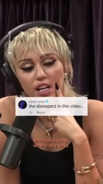 Miley Cyrus' sister calls her out for disrespectful interview