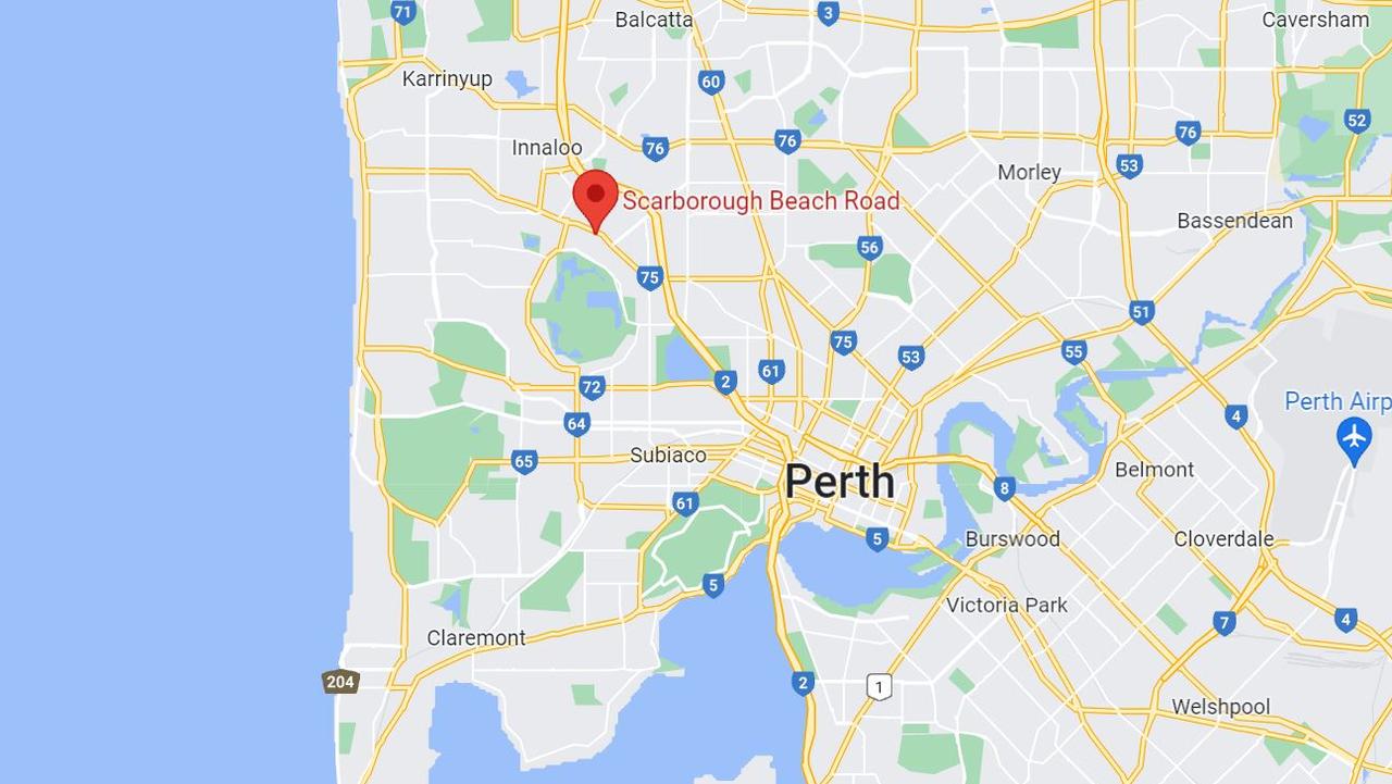 The crash took place on Scarborough Beach Rd near Abbett Road. Picture: Google Maps