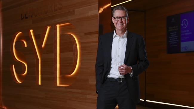 Sydney Airport chief executive Geoff Culbert says six to seven years is the right time to be in charge. Picture: Justin Lloyd