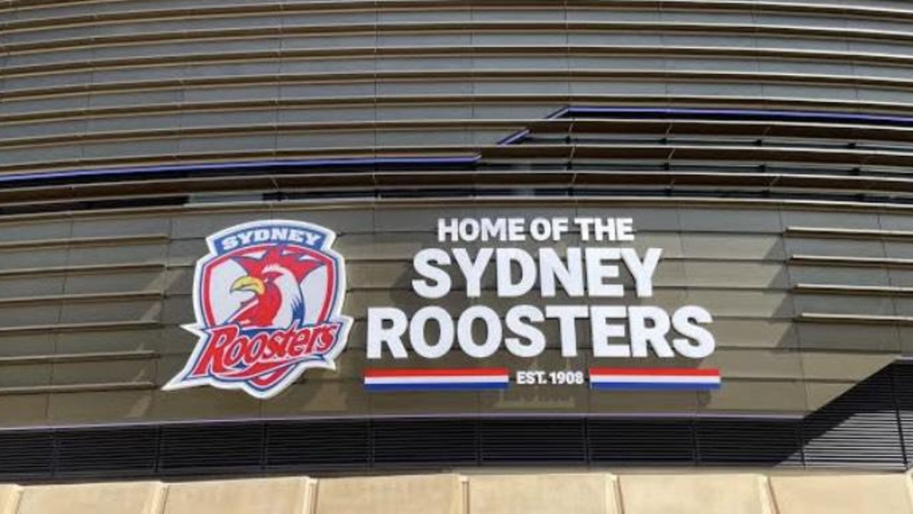 The contentious sign at Allianz Stadium.