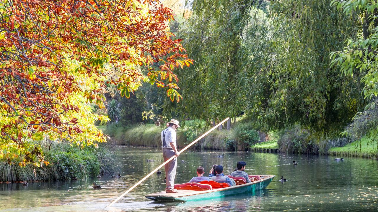 Punting is popular on the Avon in warmer months. Picture: ChristchurchNZ