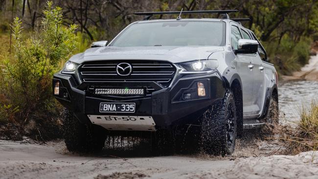 The Mazda BT 50. A class-action lawsuit is being prepared against Isuzu and Mazda for alleged design flaws in some of their vehicles.