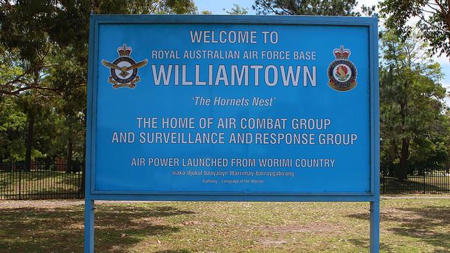 RAAF Williamtown where O’Brien worked. Picture: CPL Craig Barrett / Commonwealth of Australia, Department of Defence