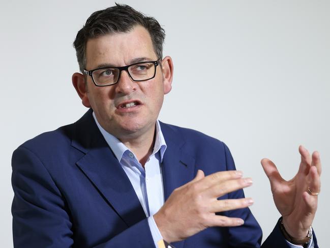 Premier Dan Andrews warns $1.5b will be ripped out of Victorian hospitals without federal help. Picture: Ian Currie.