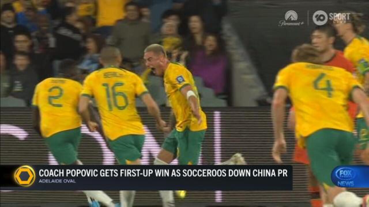 Socceroos cruise to victory over China