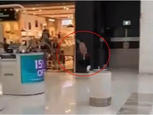 &#8216;Terrifying&#8217;: Footage emerges of shirtless man armed with knife chasing people in Westfield