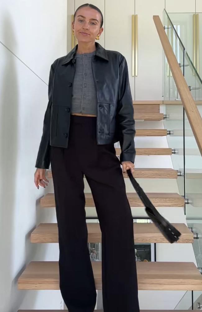 An influencer has shown off how she styles the jacket for a casual yet elevated look. Picture: TikTok/MatildaSpooner