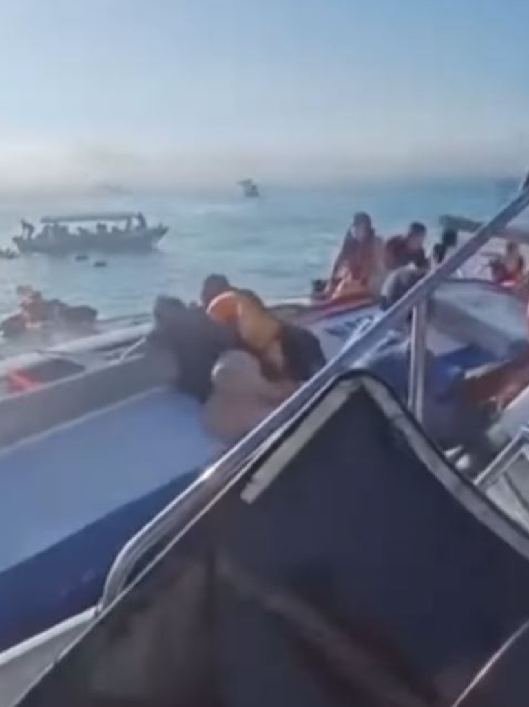 Passengers can be heard screaming as they cling on. Picture: Instagram/Depansar Viral