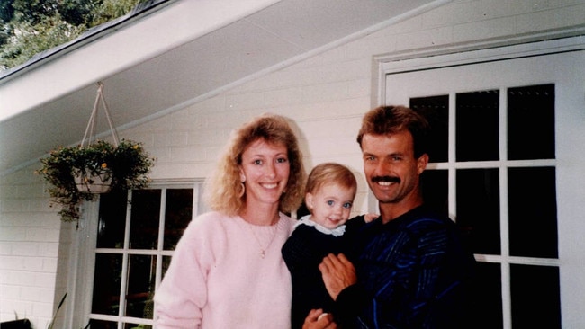 Bronwyn and Jon Winfield and their daughter Lauren.