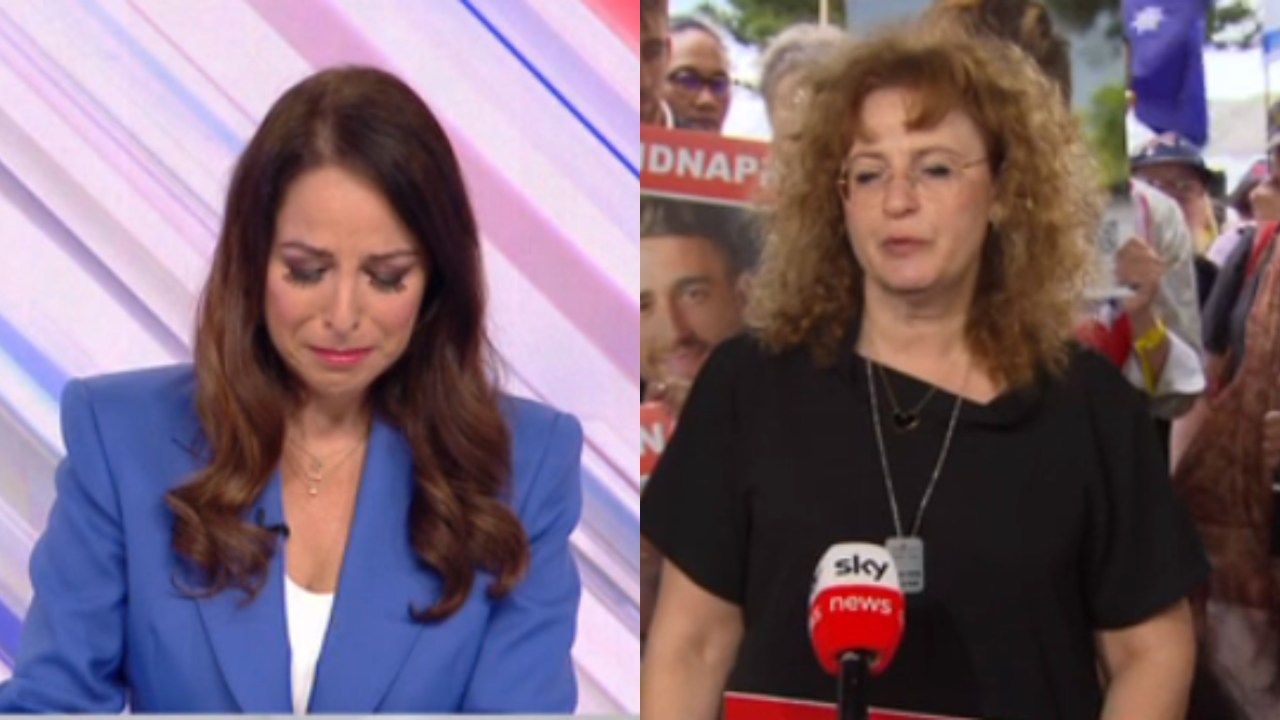 Sky News Avustralya sunucusu Sharri Markson, İsrailli bir annenin oğlunun 7 Ekim terör saldırılarında Hamas tarafından öldürüldüğü günle ilgili konuşmasını dinlerken gözyaşlarına boğuldu