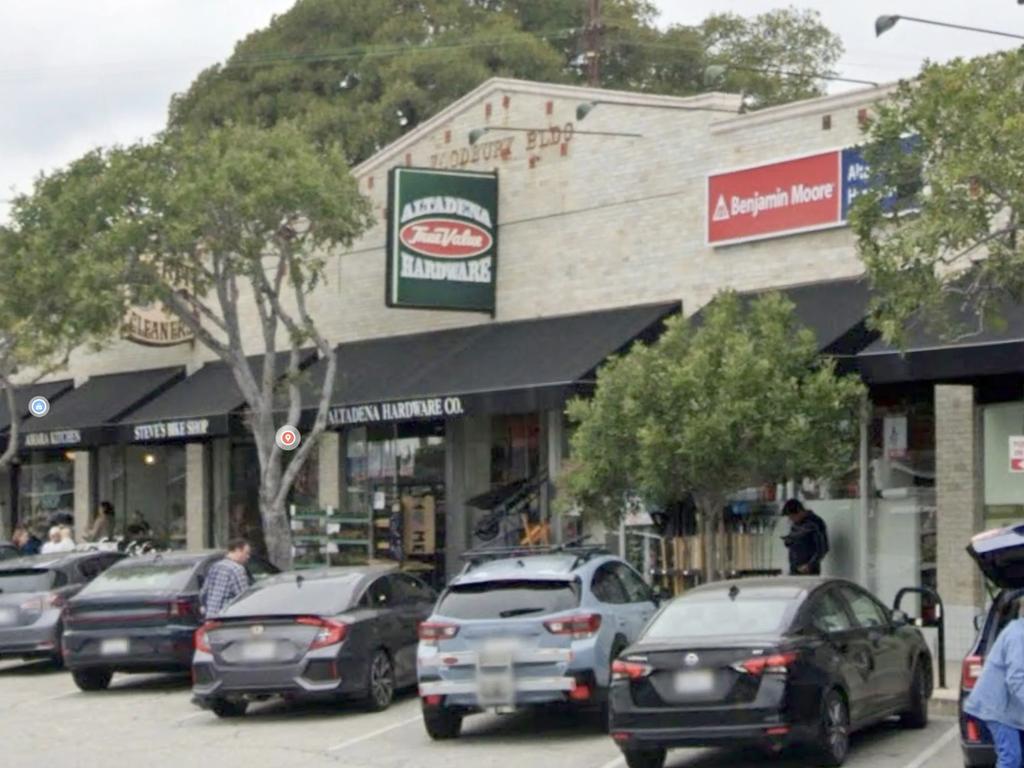 BEFORE: A hardware store before the Eaton fire in Altadena, California. Picture: Google Street