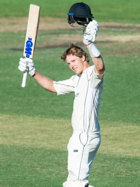 Young cricketer Jack Edwards playing for Manly in Premier Cricket. Pic: Supplied.