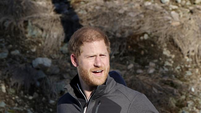 Prince Harry attends Invictus Games Vancouver Whistlers 2025's One Year To Go Winter Training Camp on February 15, 2024 in Whistler, British Columbia. Picture: Andrew Chin/Getty Images/AFP