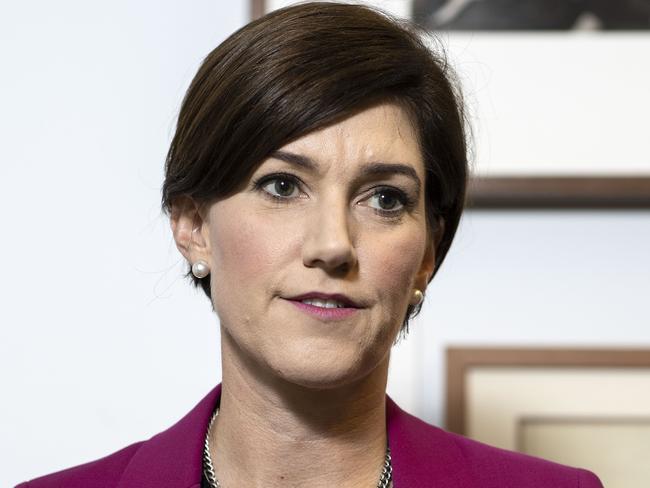 CANBERRA, AUSTRALIA NewsWire Photos MARCH 17 2021: Portrait of Australian politician Nicole Flint in her office in Parliament House, Canberra. Picture: NCA NewsWire / Gary Ramage