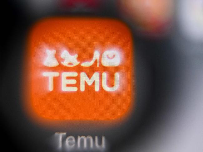 An illustration photo taken on April 24, 2025 shows the logo online marketplace Temu on a smartphone screen in Frankfurt am Main, western Germany. (Photo by Kirill KUDRYAVTSEV / AFP)