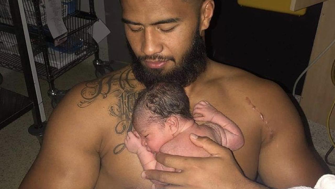 The arrival of daughter Lalita has changed Payne Haas’ perspective on life. Picture: Instagram