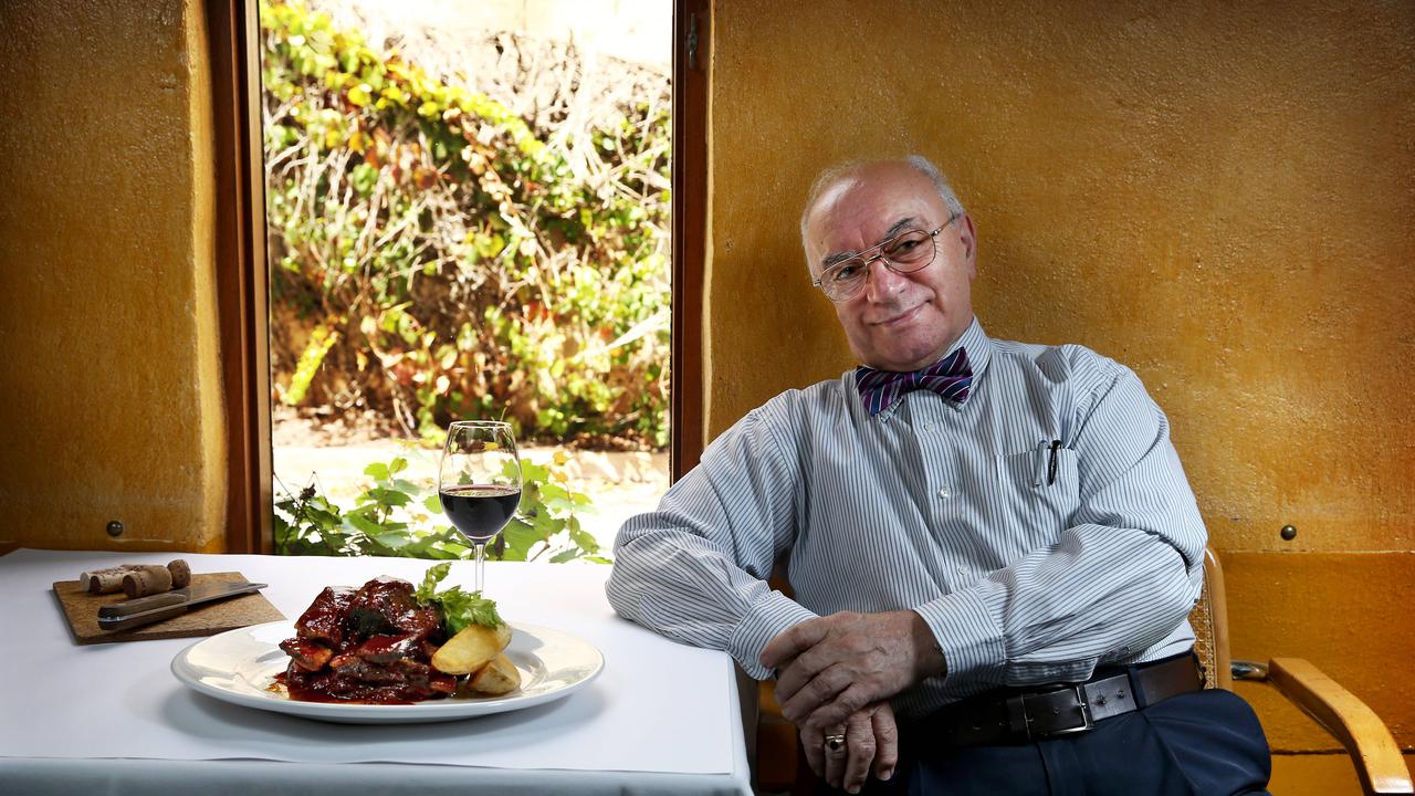 Mr Pouras at his restaurant in 2014. Photo: Mike Burton.