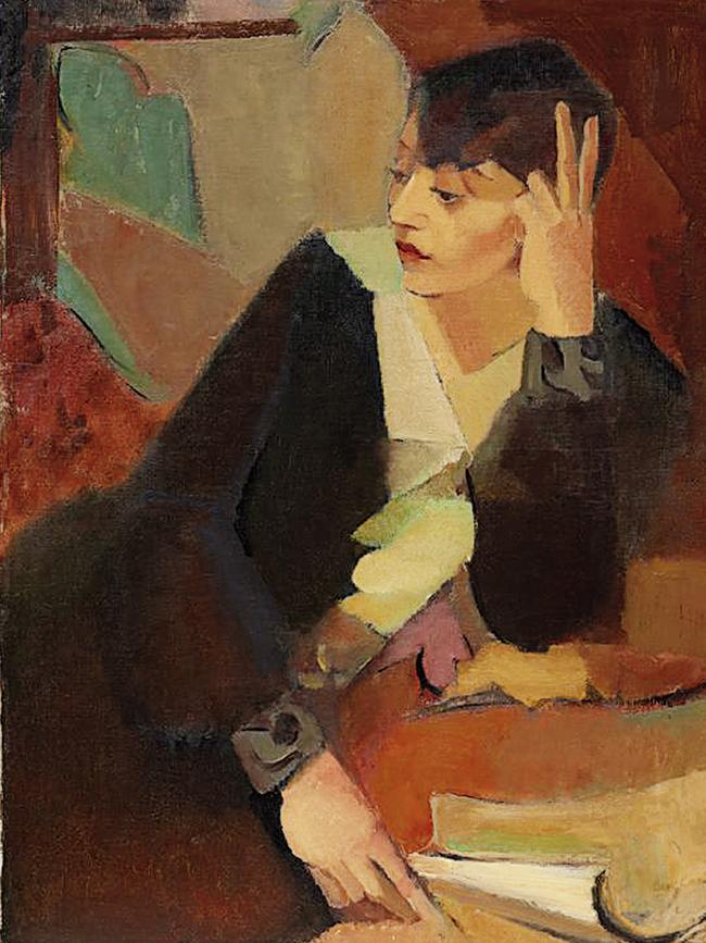 Grace Crowley Portrait of Lucie Beynis (1929) oil on canvas on hardboard. Reproduced with permission of Grace Crowley Estate. Picture: AGNSW