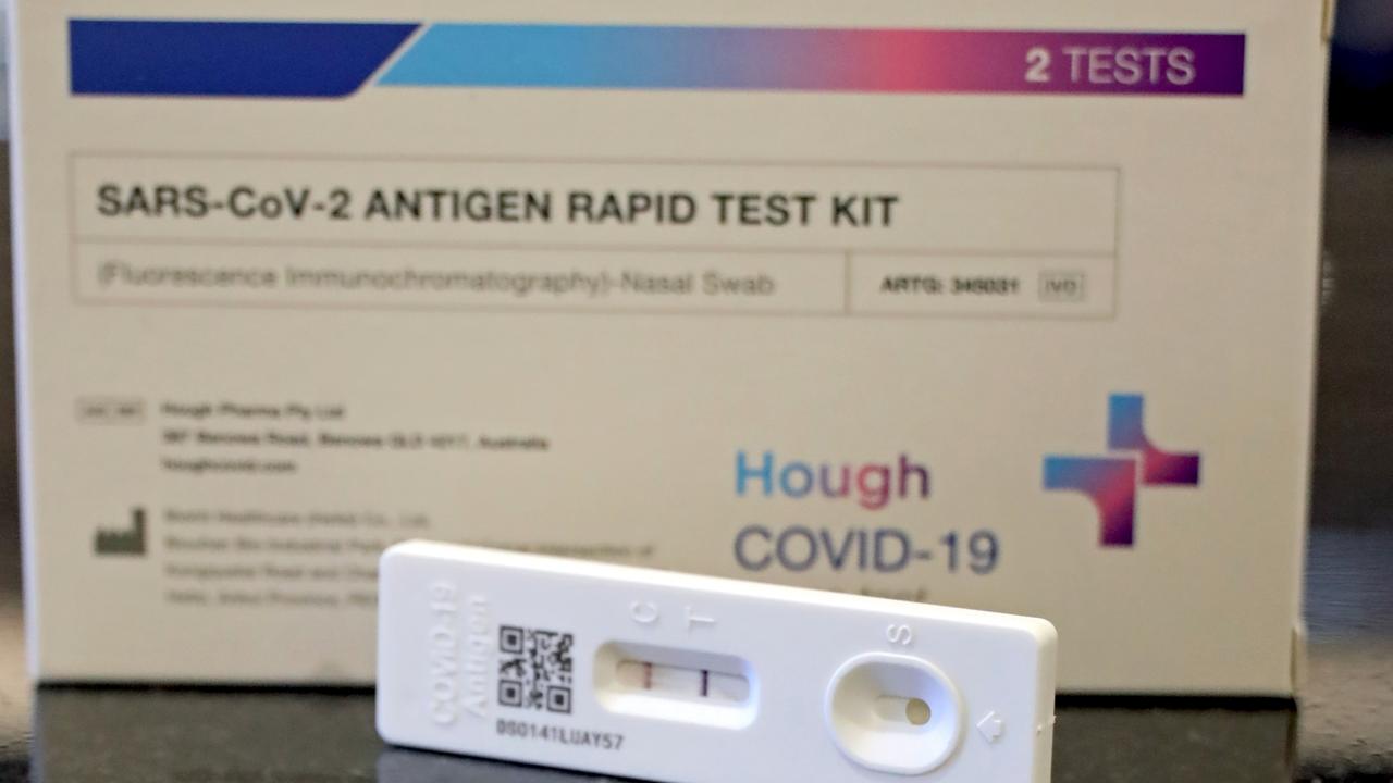 Multiple companies have alleged the federal government had redirected their stock of rapid antigen tests, a claim that has been fiercely denied. Picture: NCA NewsWire / Nicholas Eagar