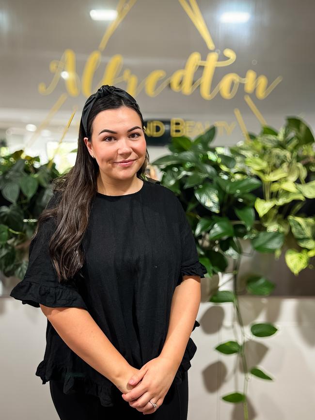 Alfredton Hair and Beauty therapist Amy Priest has won Herald Sun's best brow bar of regional Victoria competition. Picture: Supplied