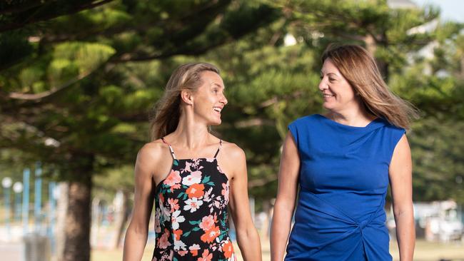 Clovelly Community Bank has come to the rescue to cover the shelter’s rent for the next 12 months. Pictured are shelter chairwoman Dr Cristina Curry (right) and Clovelly Community Bank’s Nicola Powell. Picture: Flavio Brancaleone