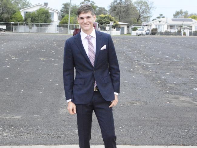 Fletcher Loechel at the Dalby Christian College Formal