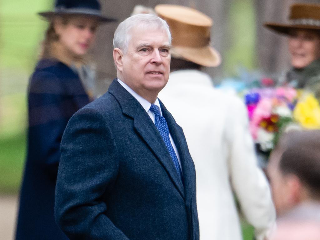 Prince Andrew, Duke of York attends the Christmas Morning Service at Sandringham Church on December 25, 2023 in Sandringham, Norfolk. Picture: Samir Hussein/WireImage