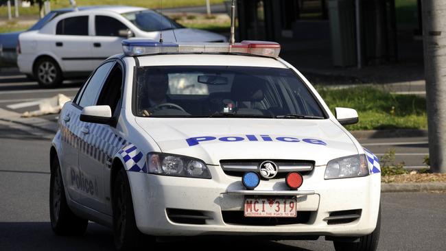 Police were called to a collision on the Dandenong Bypass this morning after a truck and car collided.