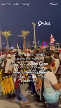 Qatar roasted over ‘fake fan’ World Cup stunt