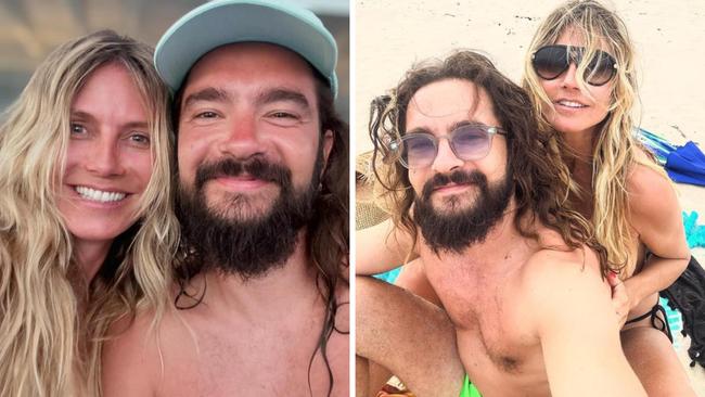 Heidi Klum did not leave anything to the imagination as she went topless during a PDA-filled trip to St. Barts with her husband.Tom Kaulitz. Picture: Instagram