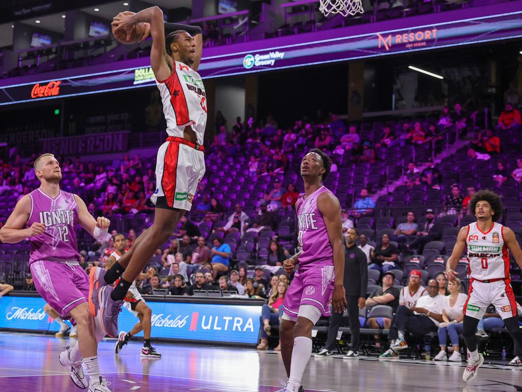 Alex Sarr of the Perth Wildcats. Picture: Ethan Miller/Getty Images