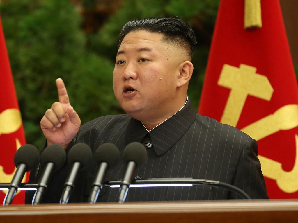 Mr King’s defection is a PR coup for North Korean leader Kim Jong-un. (Photo by STR / KCNA VIA KNS / AFP)