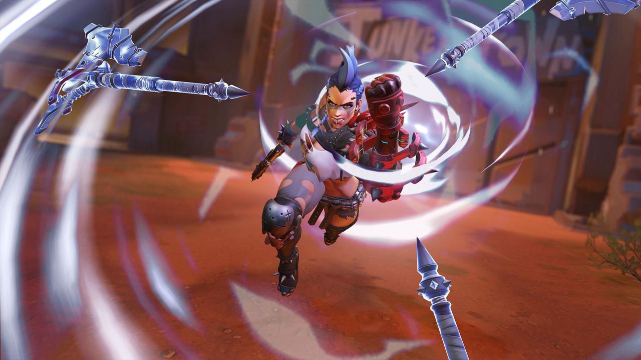 Junker Queen using her ultimate ability, Rampage. Picture: Blizzard Entertainment