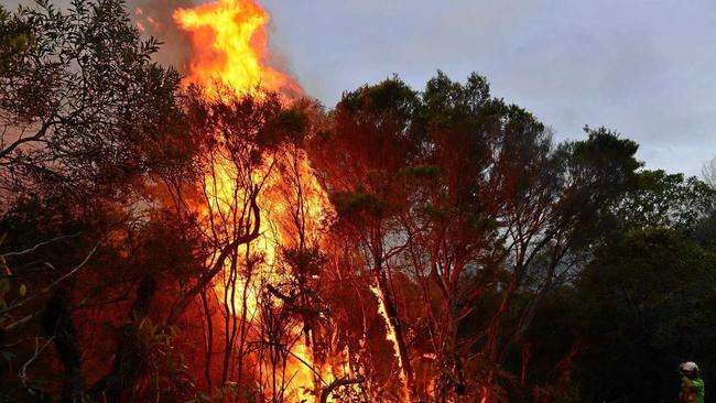 Bushfires can be a risk in the hot months. Picture: John McCutcheon