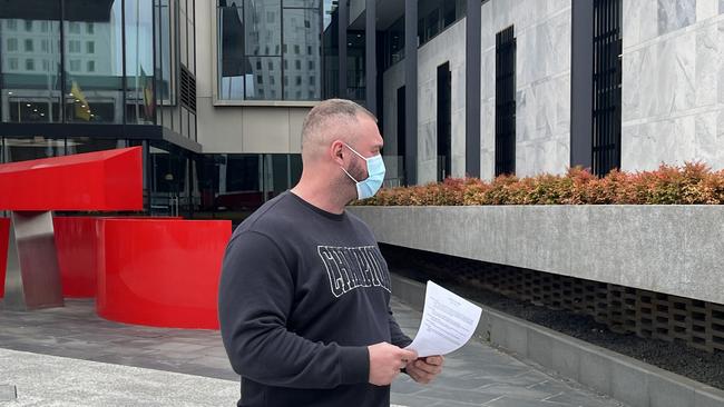 The court heard McCrea is an IT professional with two children, who financially supports his stay-at-home partner and his ex-partner. Picture: Julia Kanapathippillai