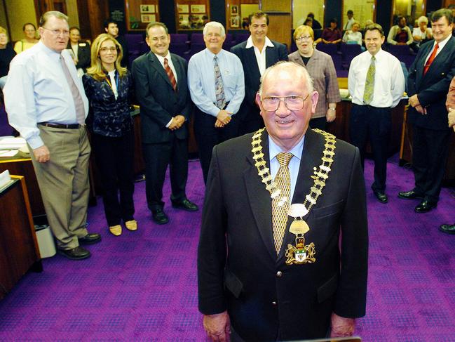 Mr Brooks was elected mayor in 2004. Picture: Steve Morenos.