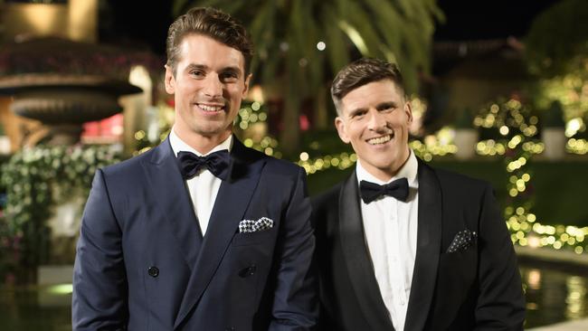 Matty J worked alongside Osher Gunsberg and found his true love on The Bachelor. Picture: Supplied by Channel 10.