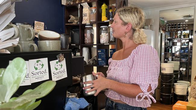 Jack Crittle’s co-worker, Amber Macfarlane, 28, at Gum Gum Tree Cafe on December 12, 2022. Picture: Savannah Pocock​