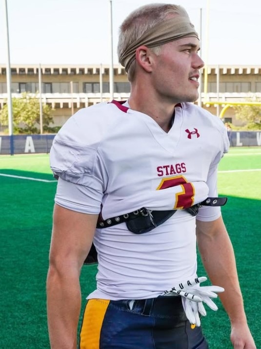He's all grown up and playing football. Picture: Instagram