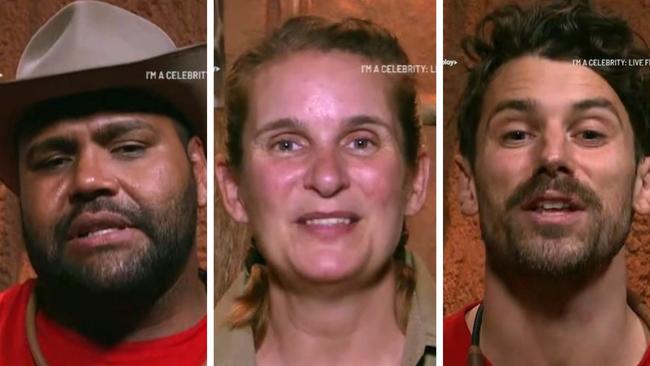 The final three contestants on I'm A Celeb.