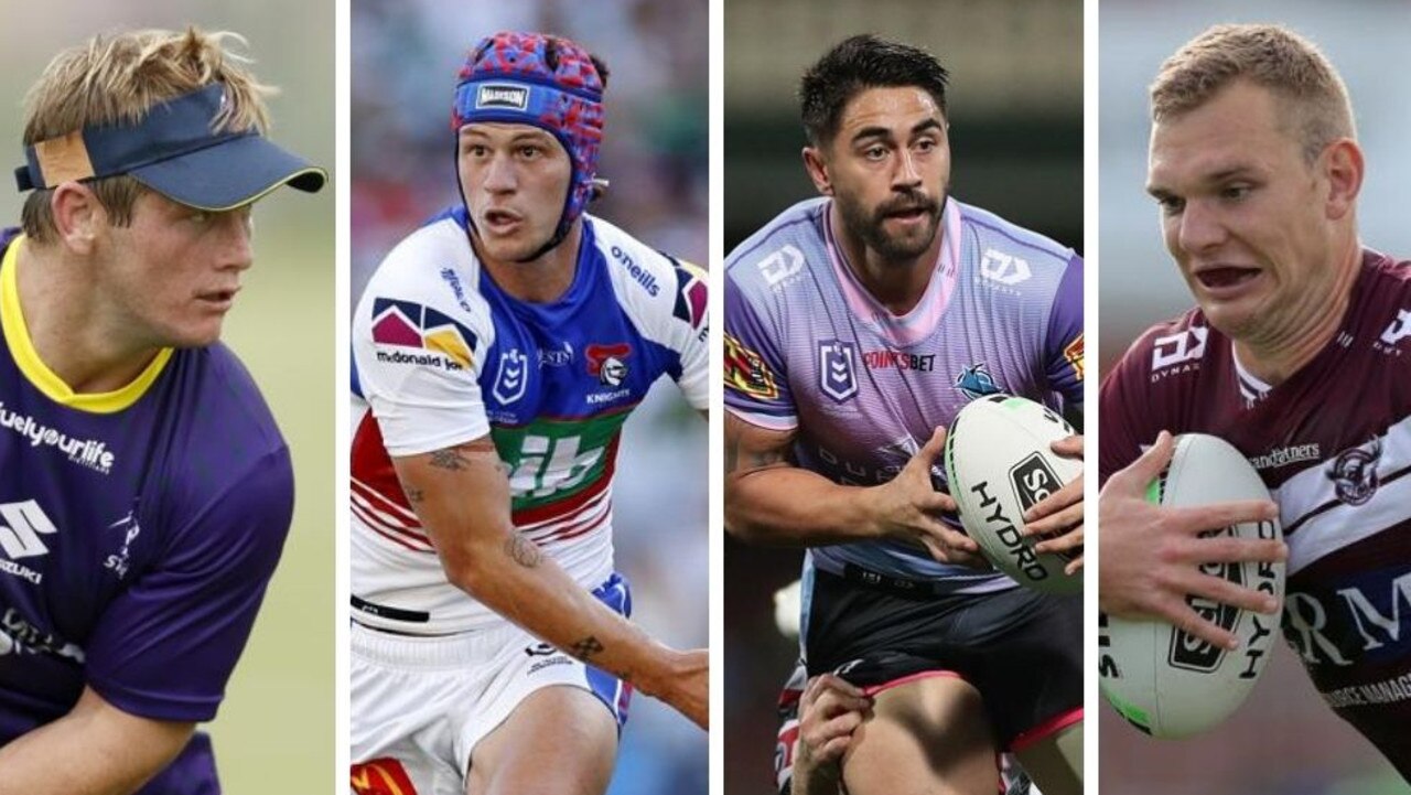 Harry Grant, Kalyn Ponga, Shaun Johnson and Tom Trbojevic.